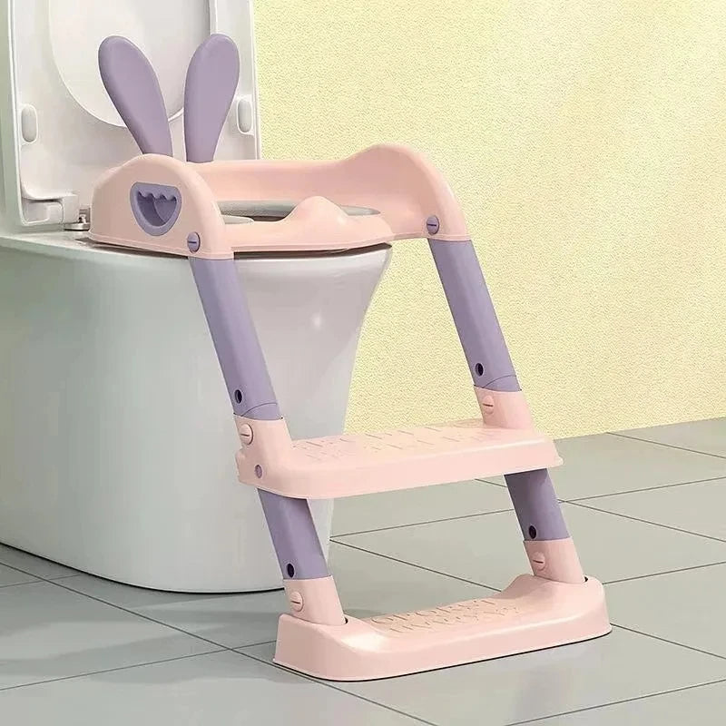 INODORO ESTILO ESCALERA PARA NIÑOS