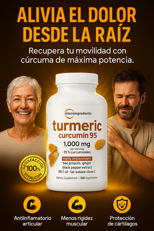 Turmeric - curcumin 95 /120 capsulas