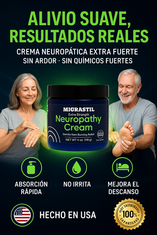 Migrastil - Alivio inmediato y sin ardor para personas con dolor neuropático