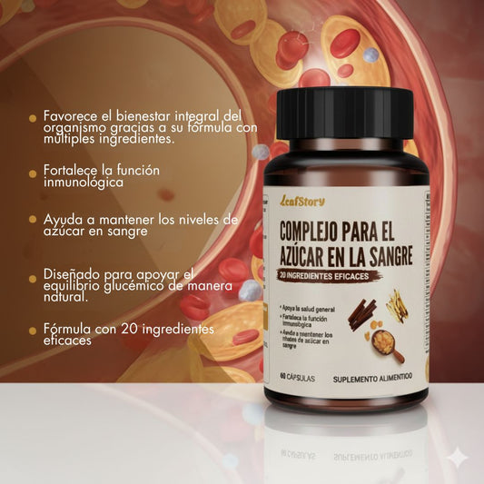 Complejo para el control del azúcar en sangre /60 Cápsulas
