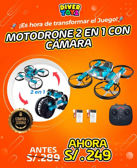 MOTODRONE CON CAMARA