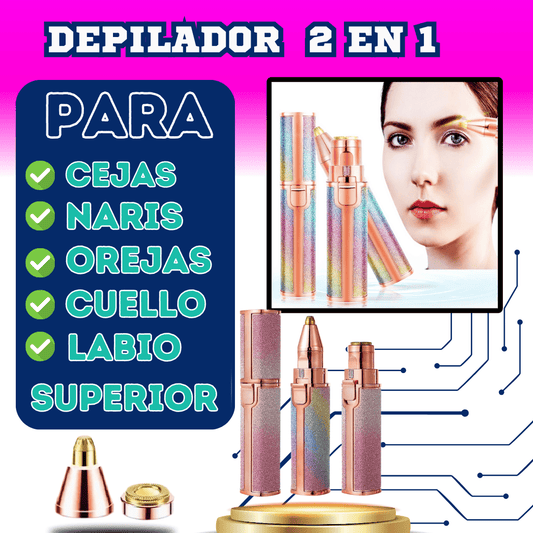 LAPIZ DEPILADOR 2 EN 1 para labios, cejas o nariz