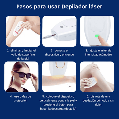 DEPILADOR LÁSER (IPL) PARA DAMAS Y CABALLEROS